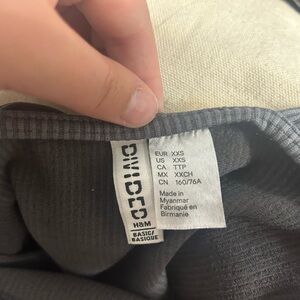 women’s/girls divided tank top, size xxs